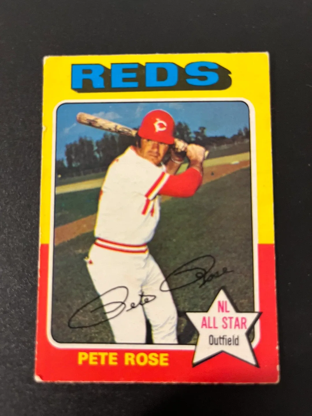 1975 O-PEE-CHEE MLB BASEBALL CARD #320 PETE ROSE CINCINNATI REDS