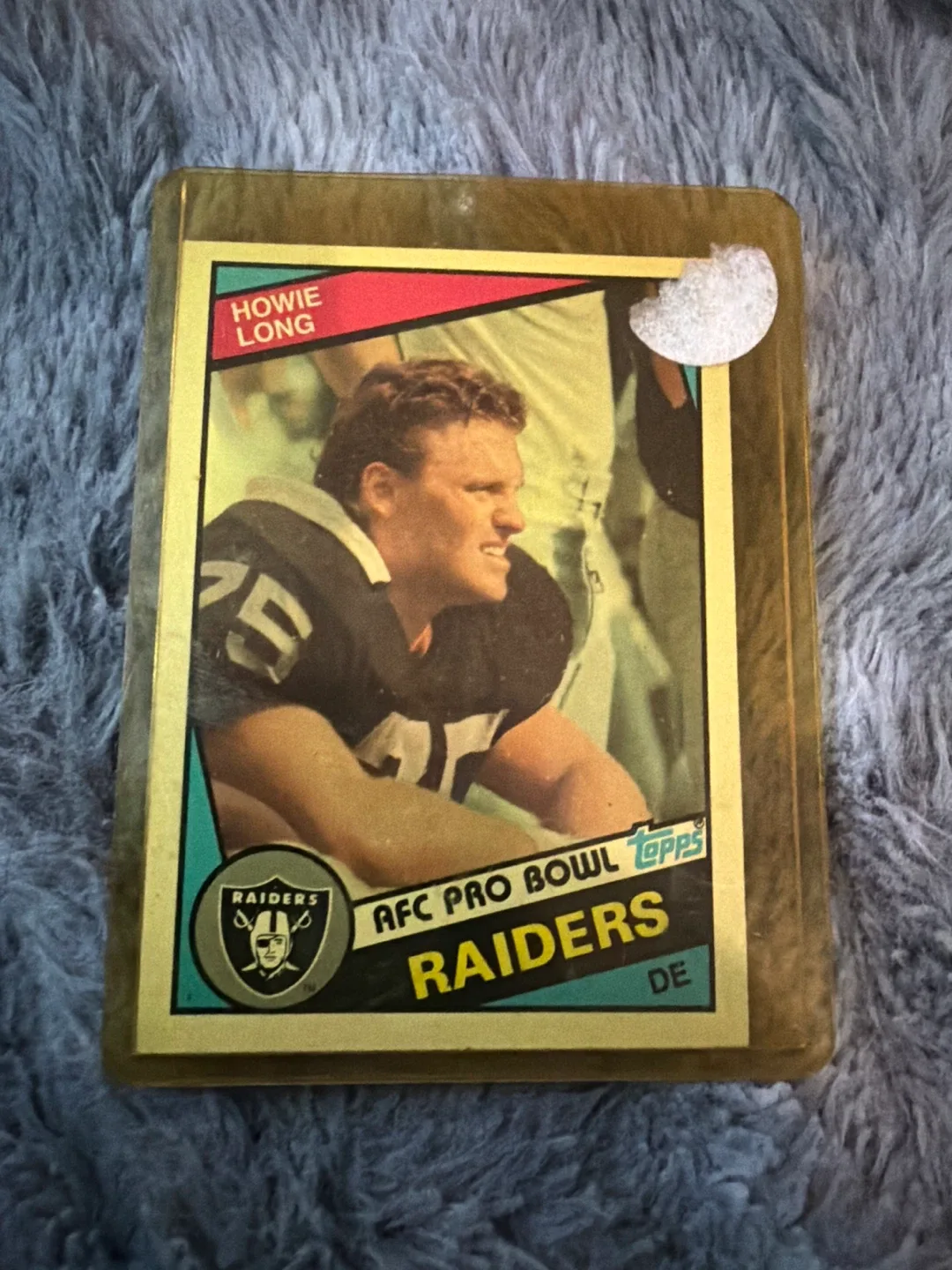 Howie Long 1984 Topps Raiders Football Card