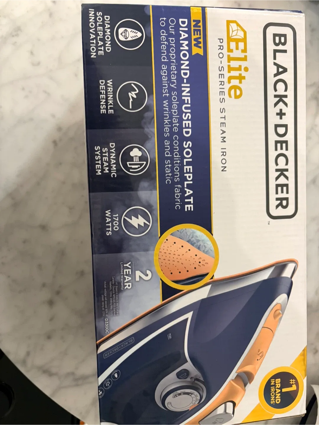 New Black+Decker Elite Pro-Series Steam Iron image indicator(2)