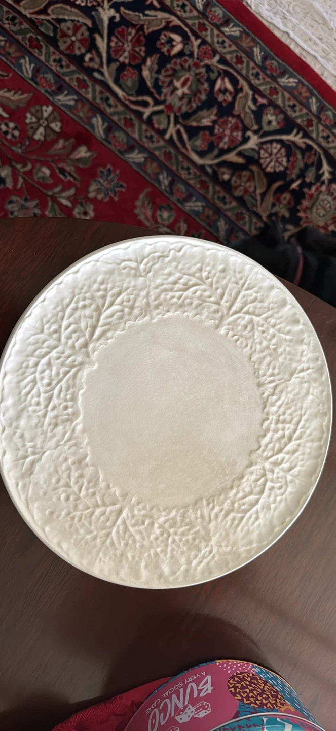 White Decorative Plate