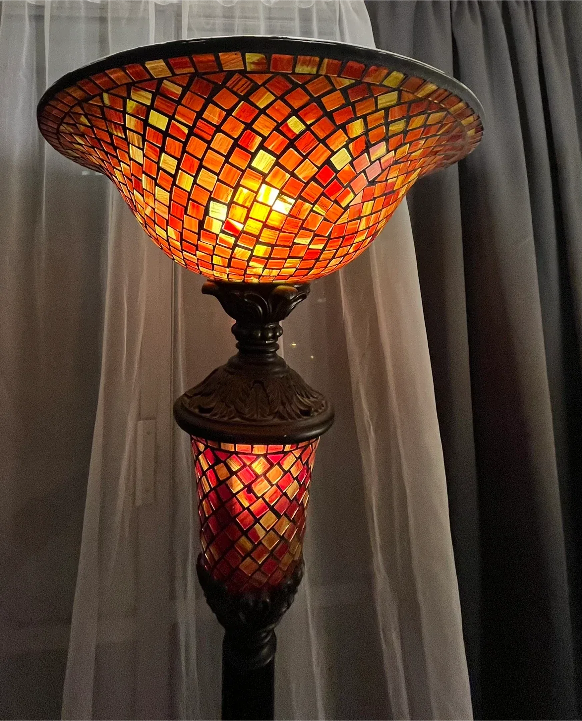 Beautiful Mosaic Tile Floor Lamp