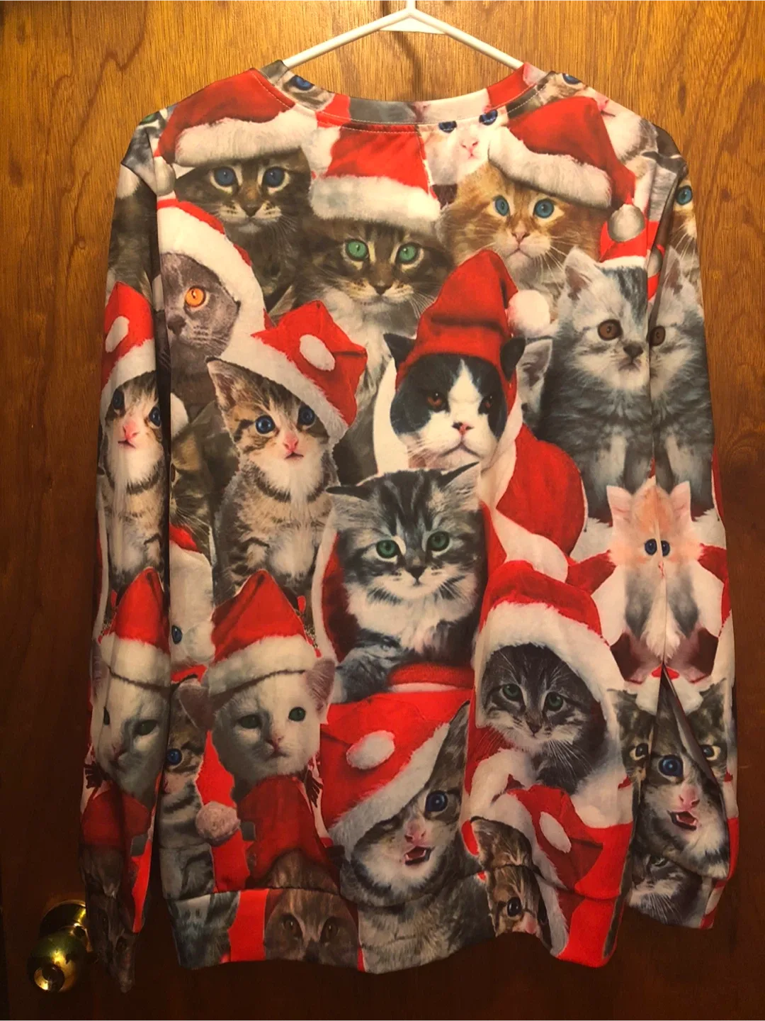 Christmas Cat Sweater - Size M for men & L for women image indicator(2)