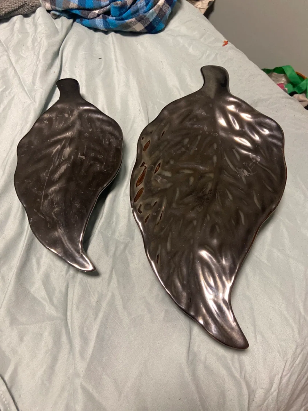 Decorative Leaf Dishes - Set of 2