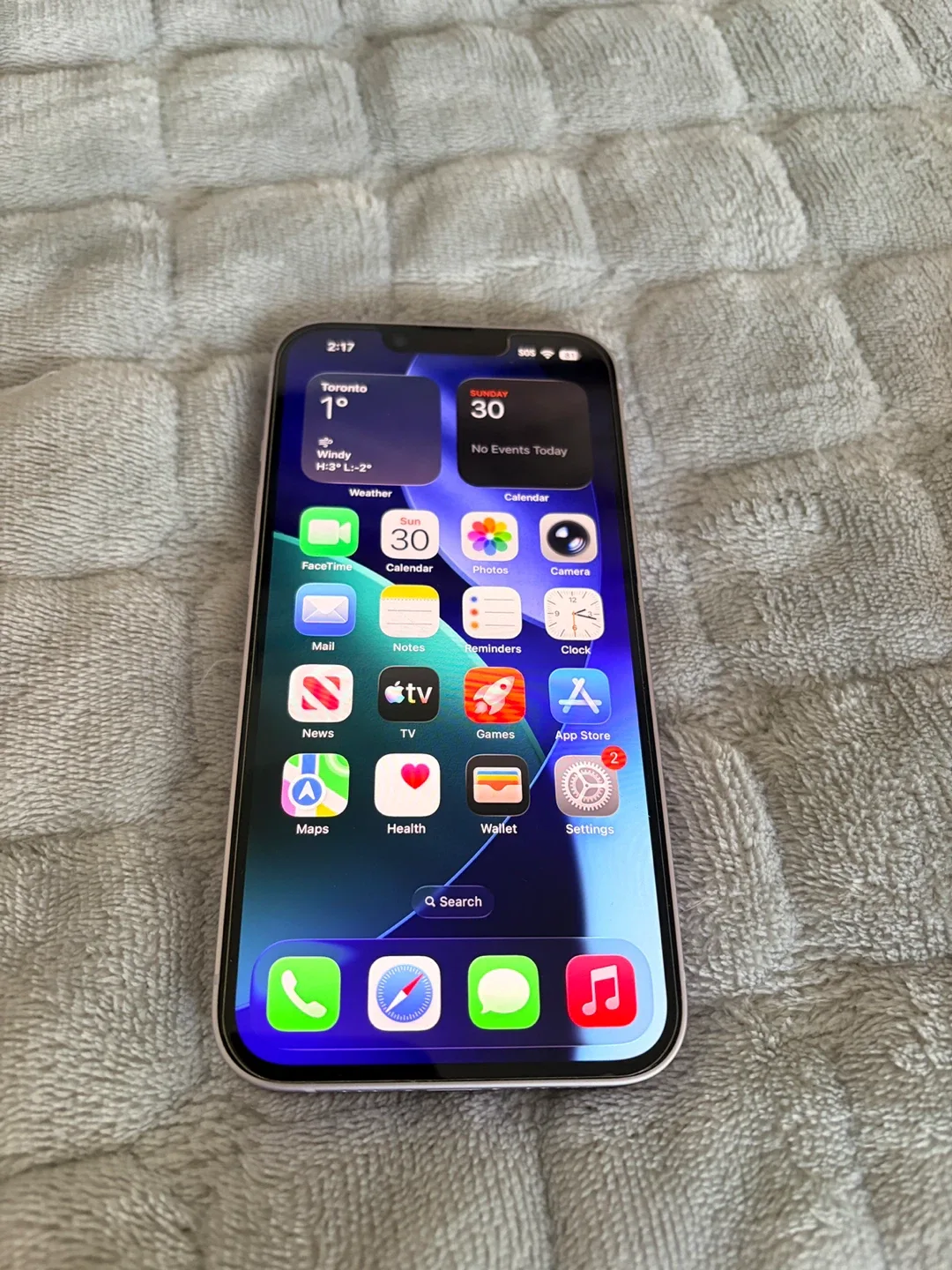 iPhone 14 128GB Purple with Case & Box