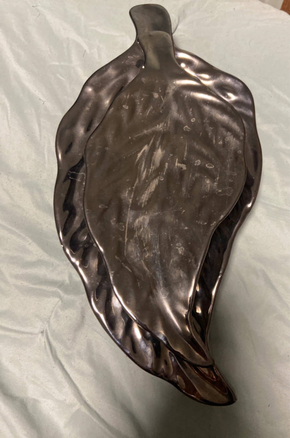 Decorative Leaf Dishes - Set of 2 - photo 5
