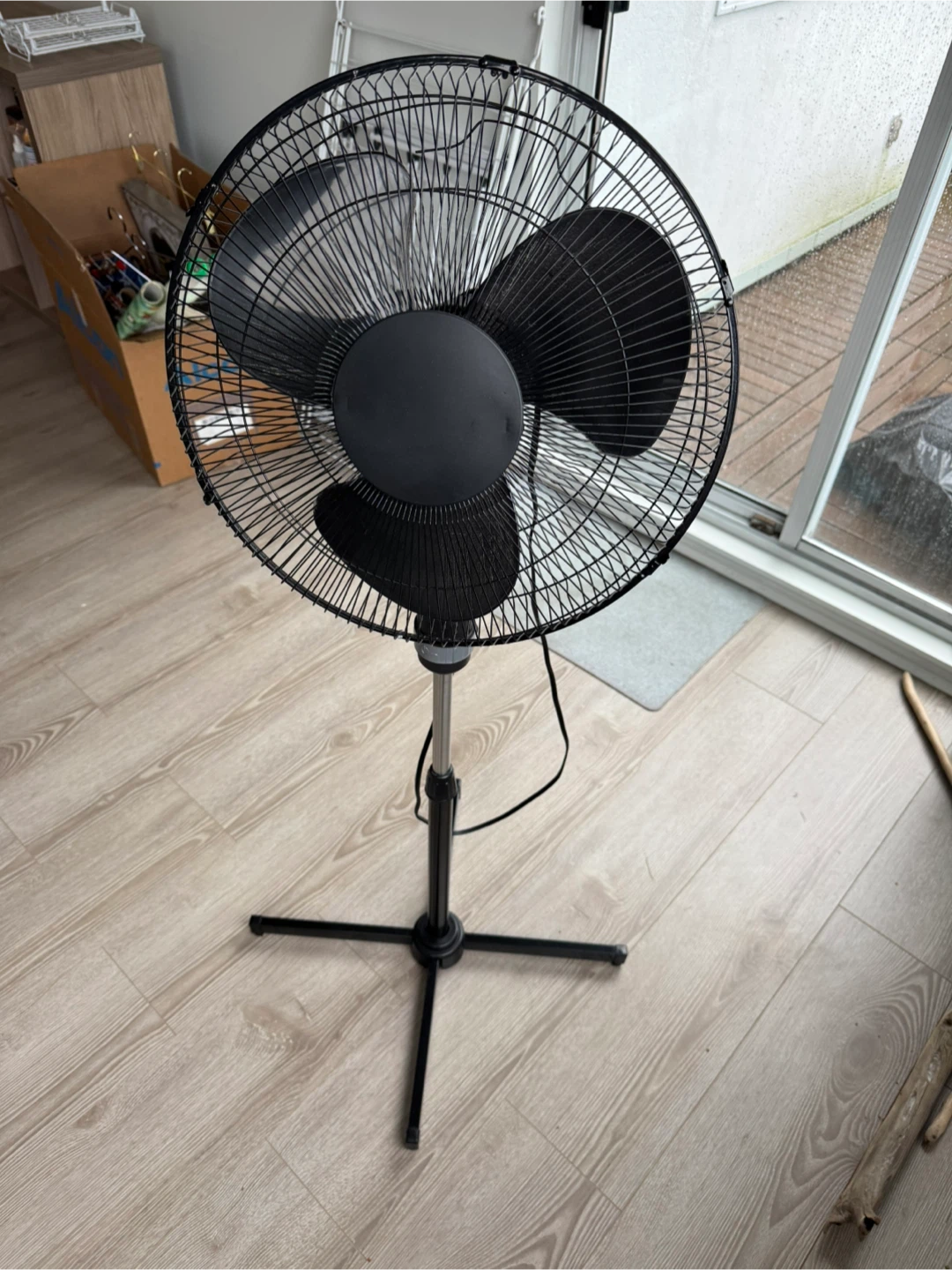 Black Stand Fan