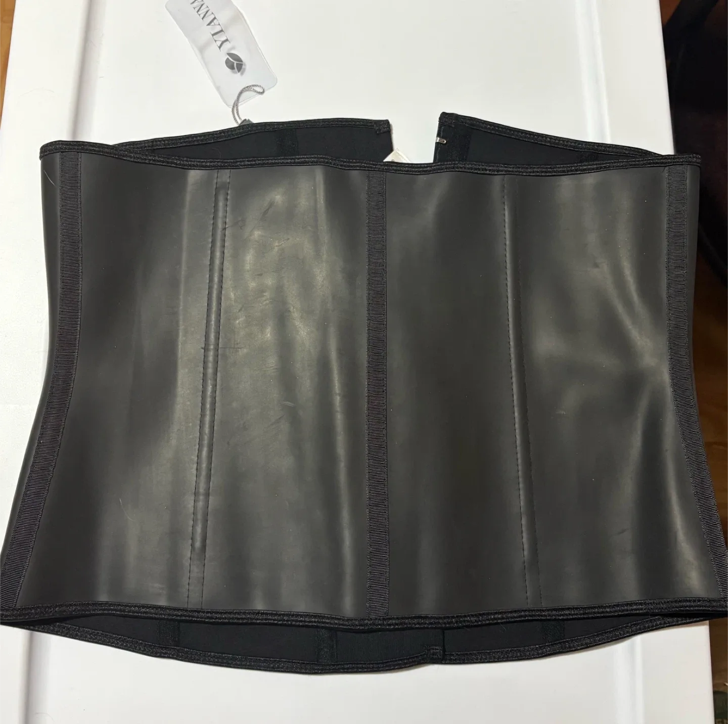 YIANNA Black XL Waist Trainer Corset image indicator(6)