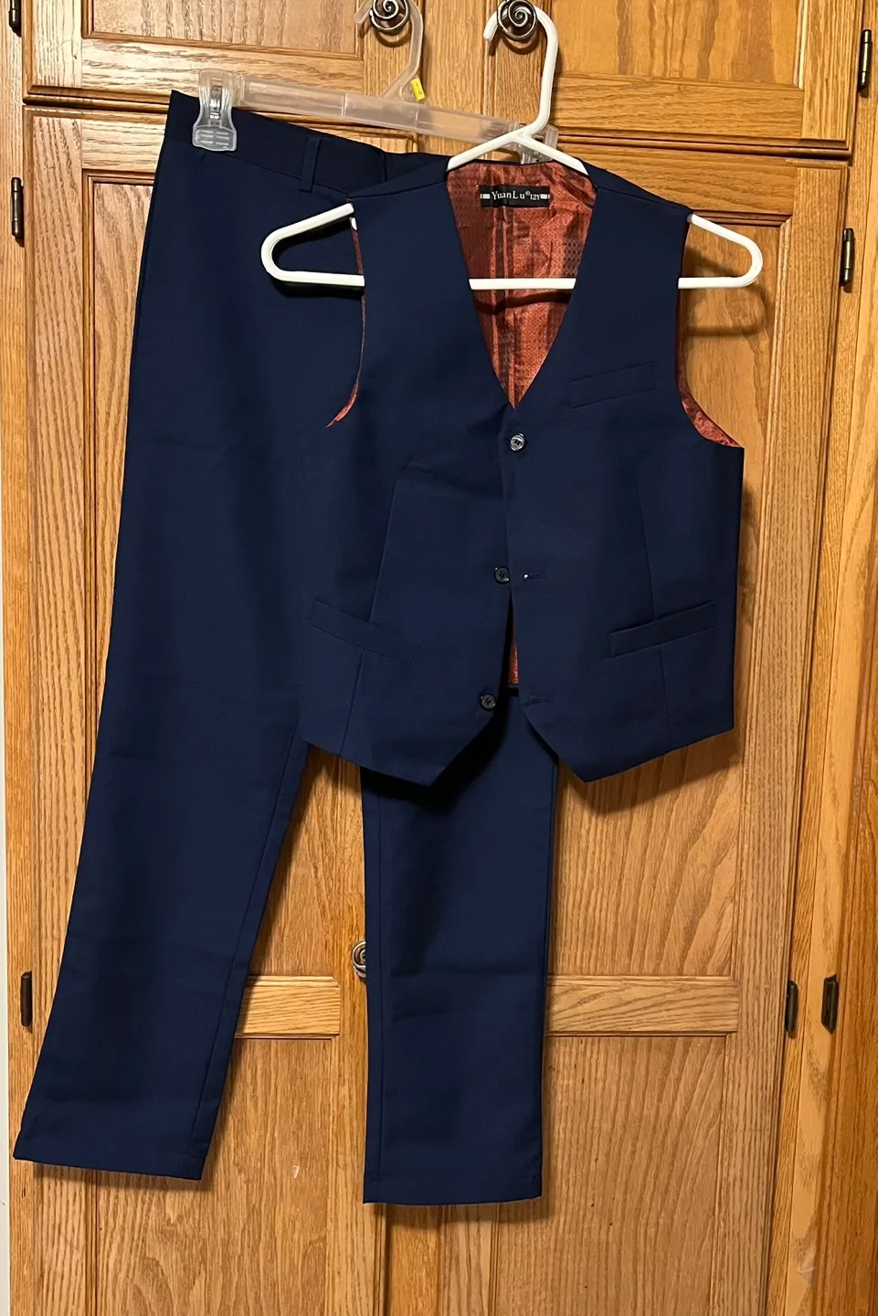 YuanLu Navy Blue 12Y Suit Set image indicator(3)