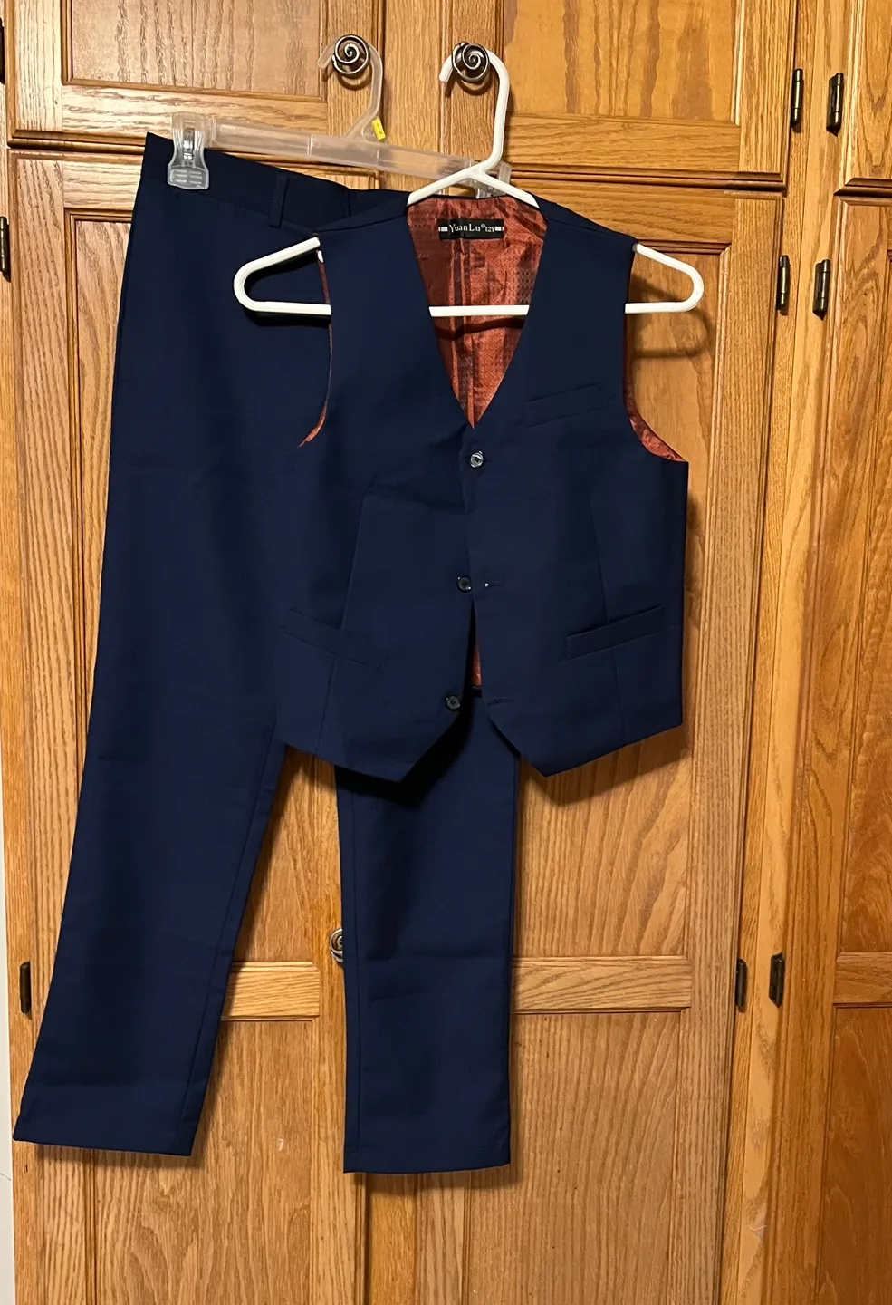 YuanLu Navy Blue 12Y Suit Set image indicator(4)