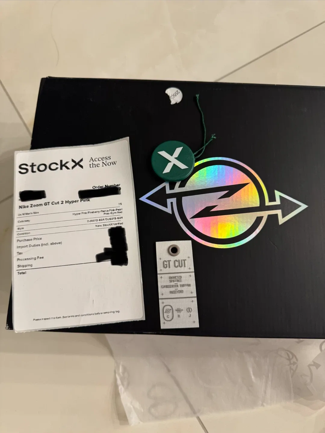 Nike Zoom GT Cut 2 Hyper Pink, Size 7.5 Men image indicator(2)