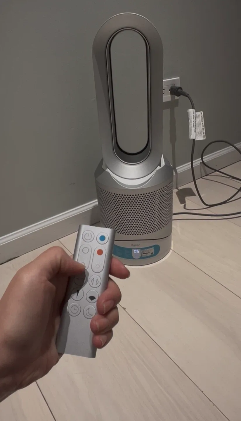 Dyson Pure Hot + Cool Link HP02 purifier heater (White/Silver) image indicator(2)