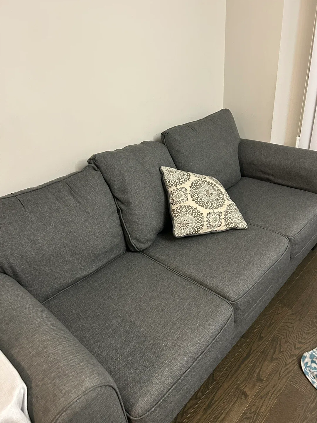 Grey Sofa Couch (ONLY ACCEPTING CASH)