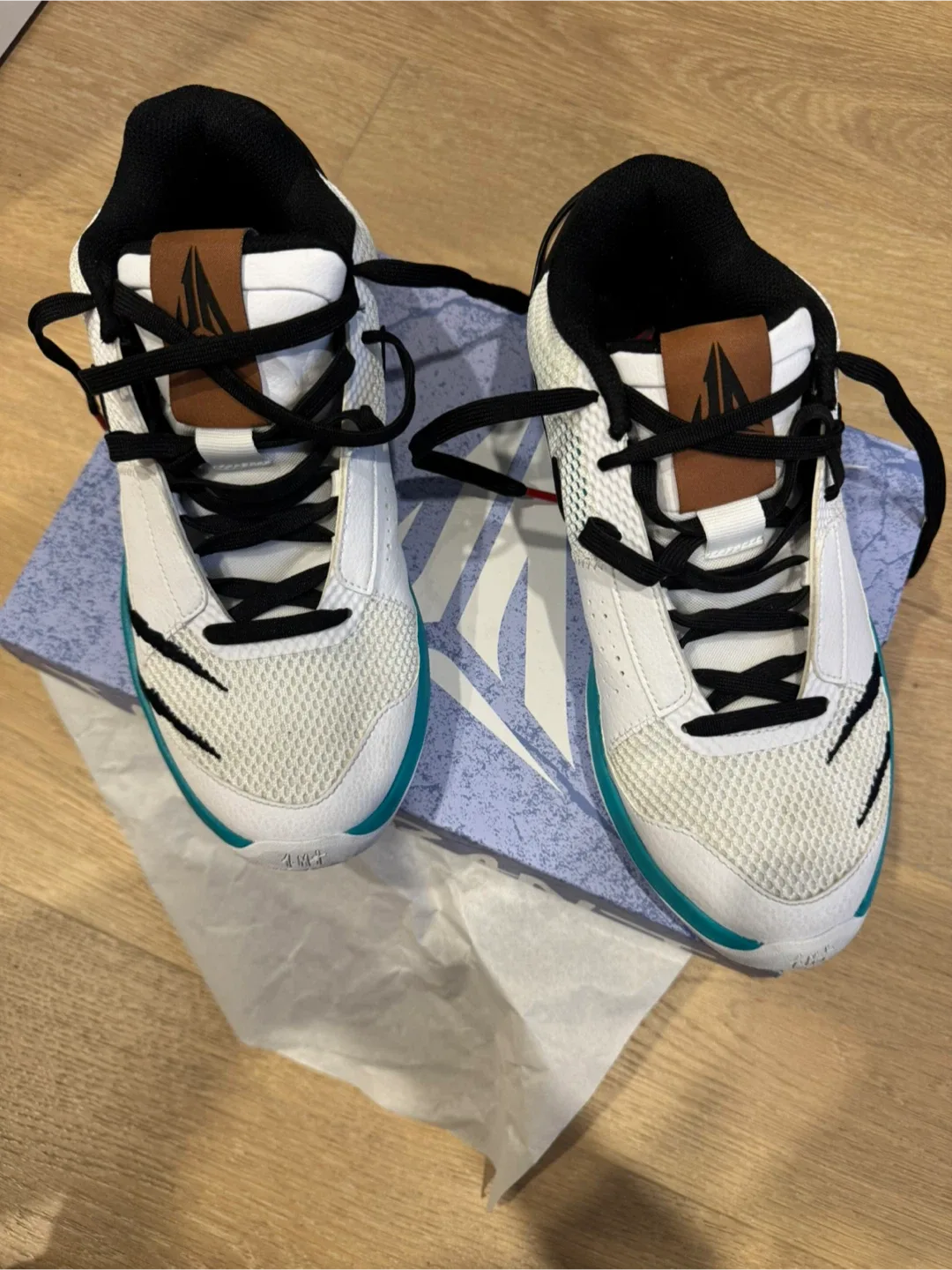 Nike JA 1 Scratch White/Black/Turbo Green - Size 8.5 image indicator(3)