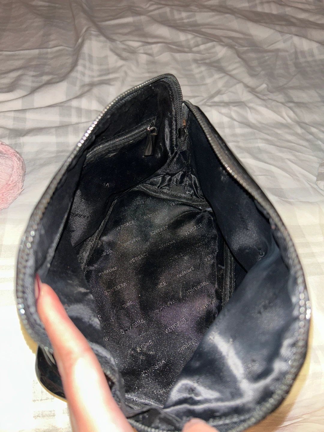 Versace Black Cosmetic Bag - photo 5