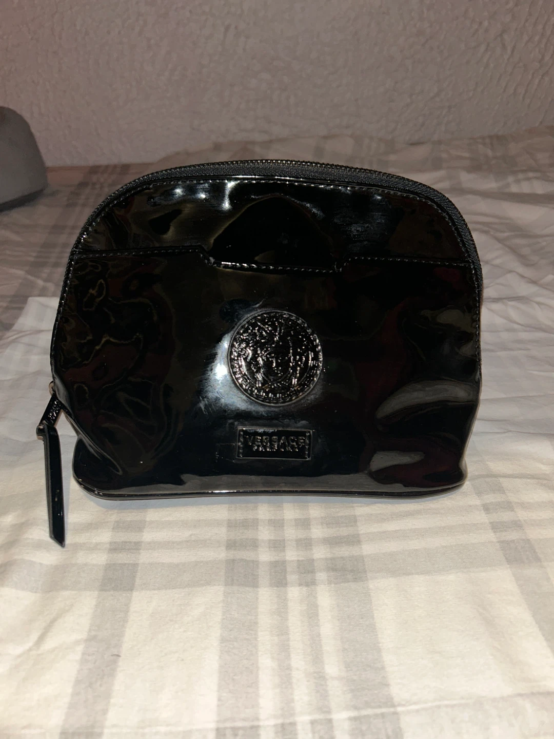 Versace Black Cosmetic Bag