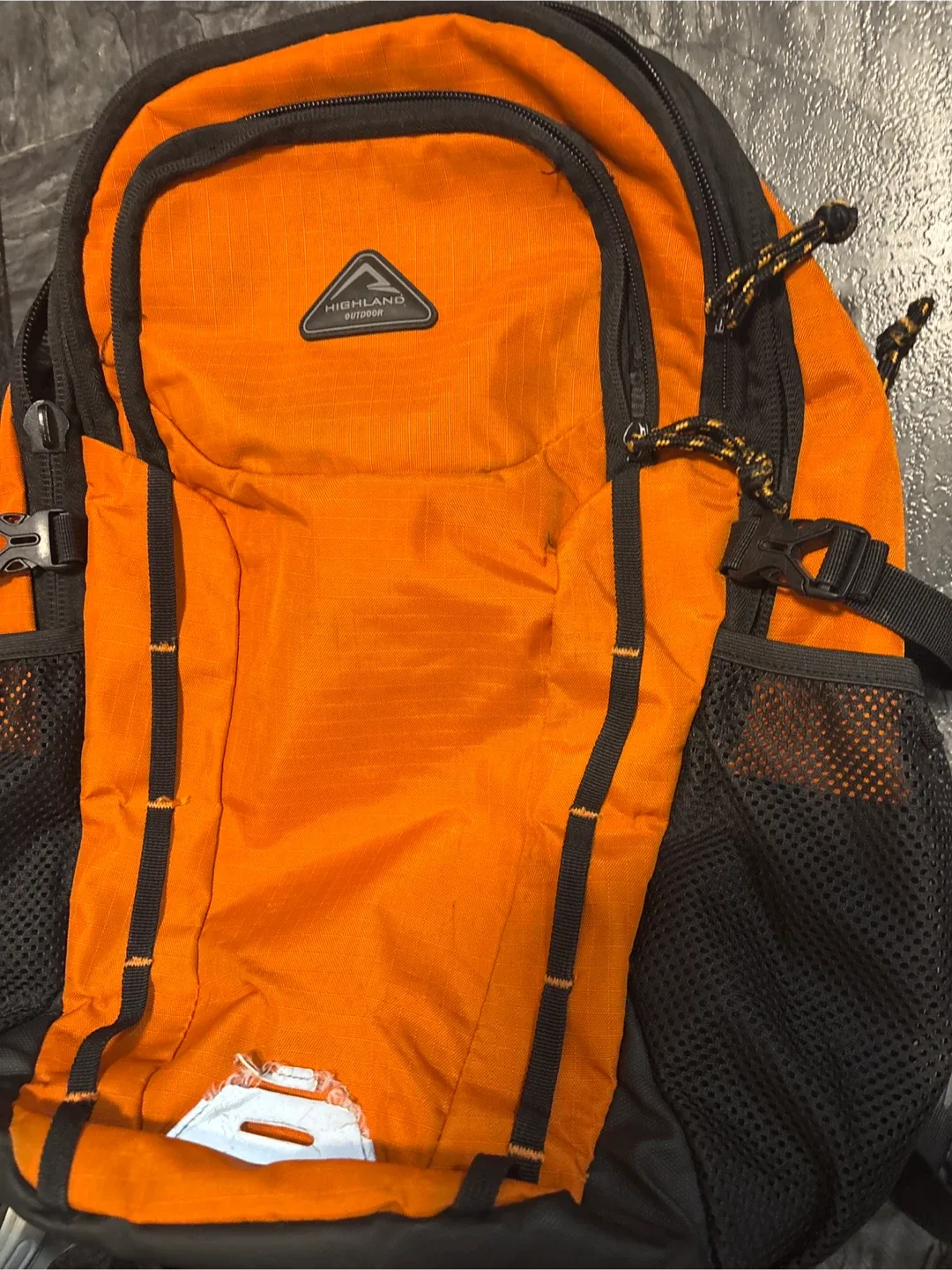 Highland Peak Orange Backpack