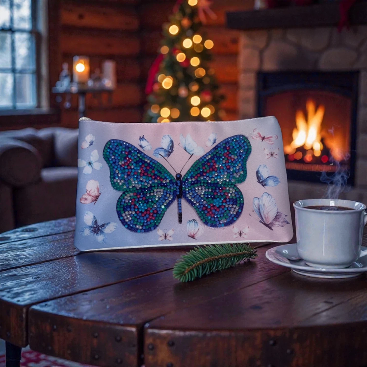 Butterfly Design Cosmetic Bag - photo 3
