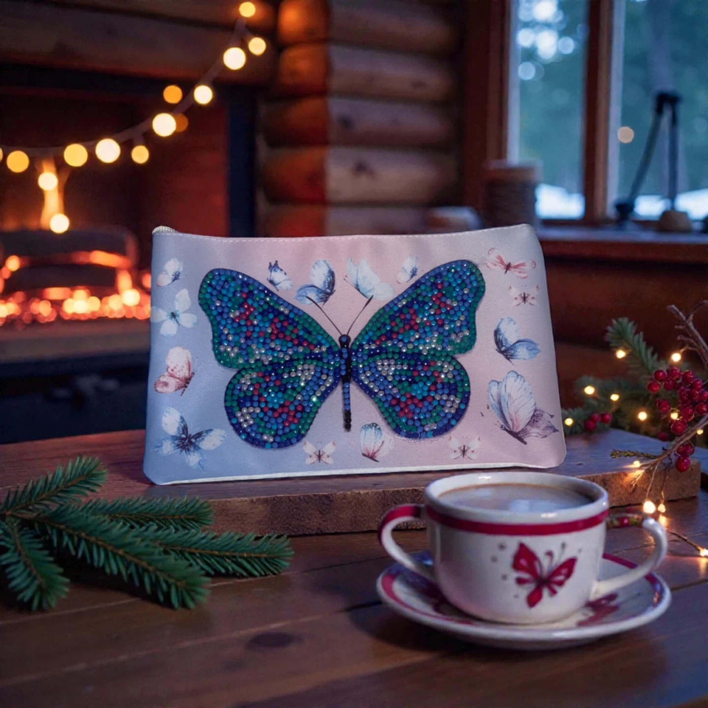 Butterfly Design Cosmetic Bag - photo 4