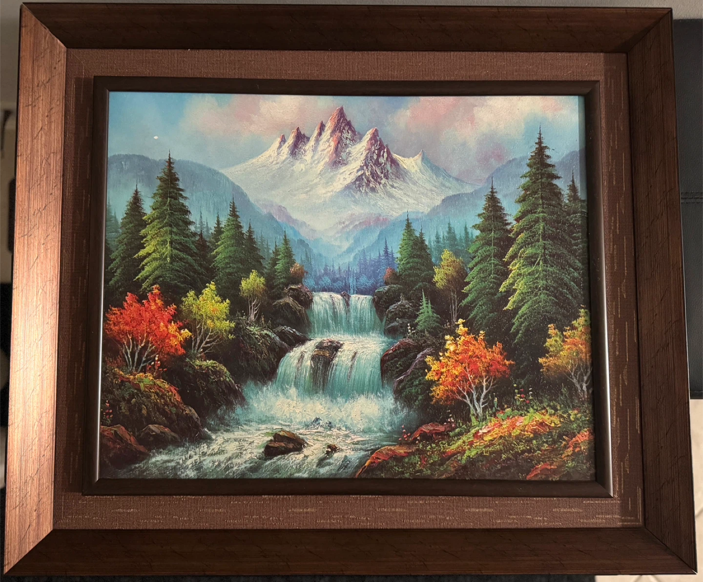 Wooden-Framed Painting, Wall Hanging (26”x20”) - photo 2