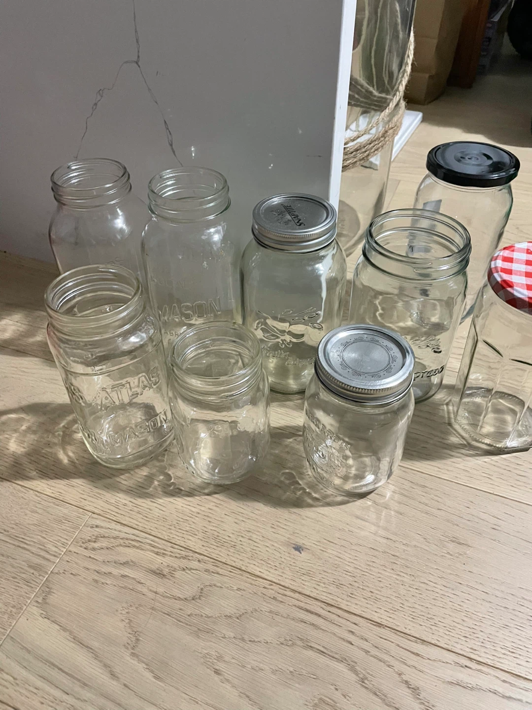 Mason & Atlas Glass Jars - Various Sizes