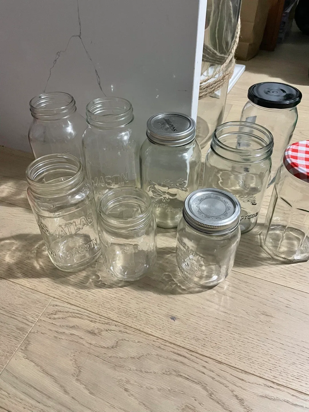 Mason & Atlas Glass Jars - Various Sizes