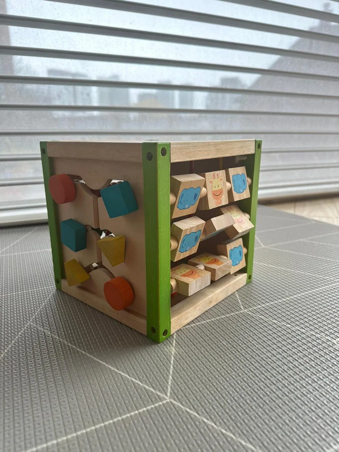 Wooden Activity Cube