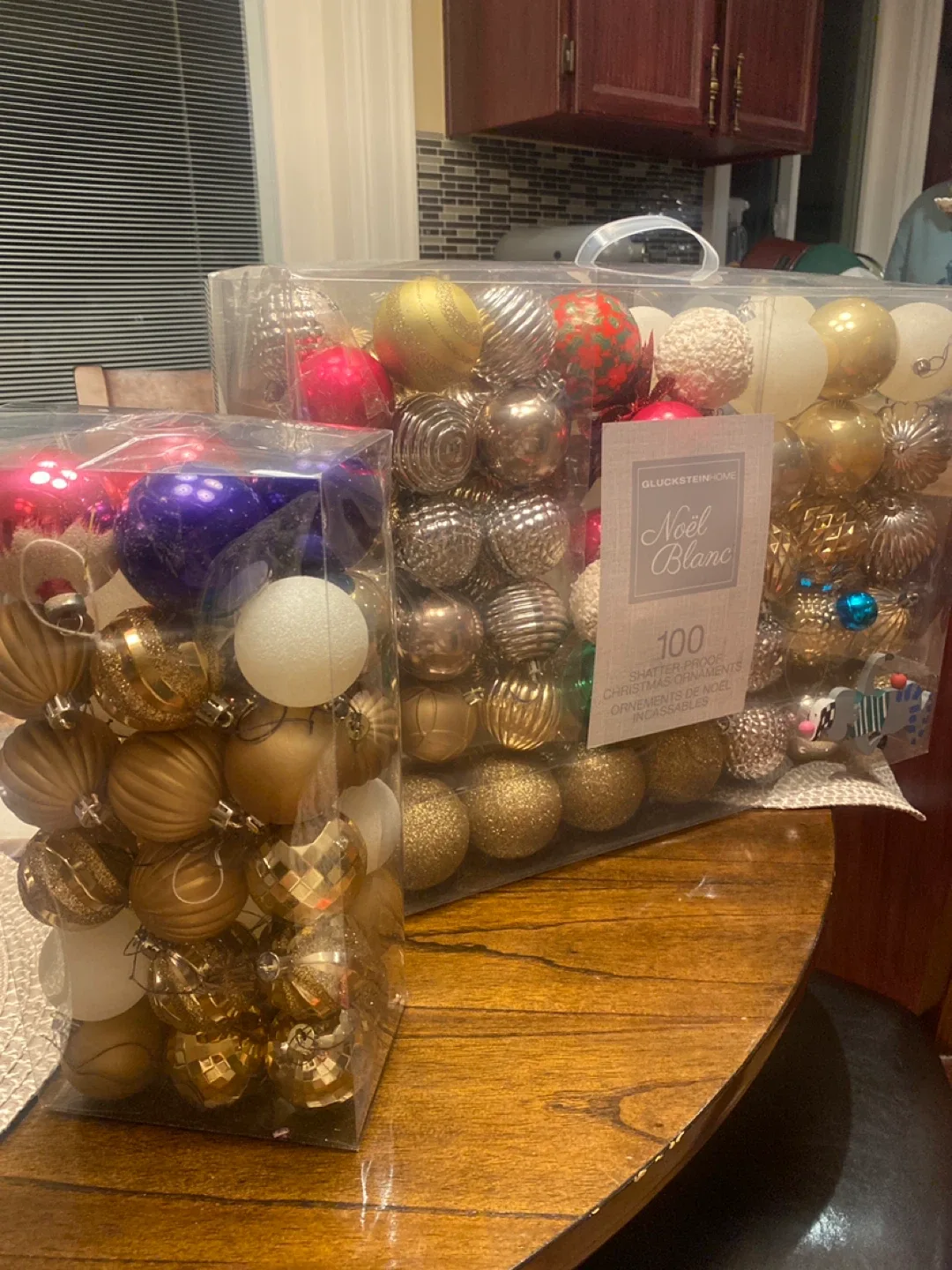 GlucksteinHome Noel Blanc Ornaments