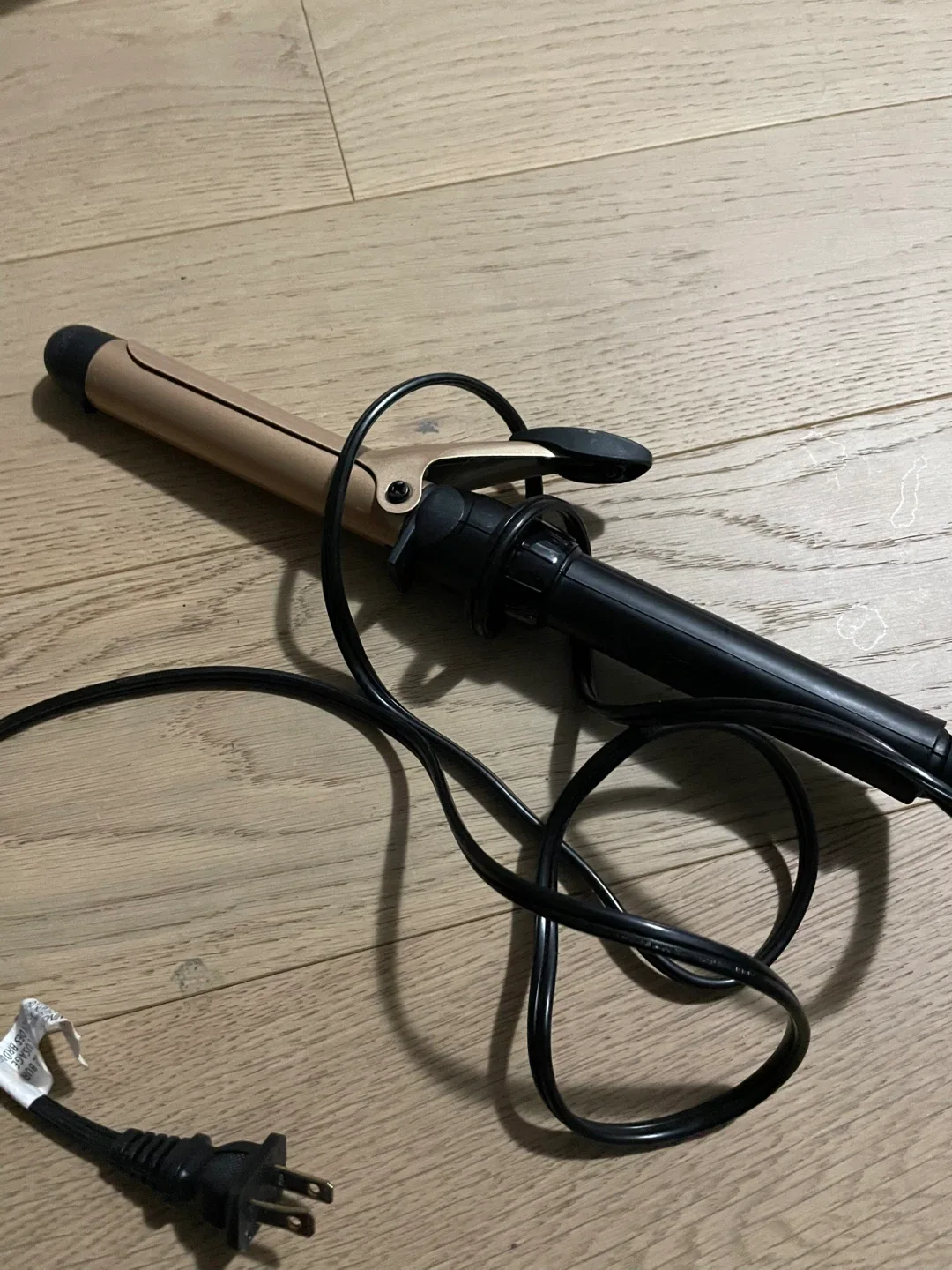 Curling Iron - Gold & Black