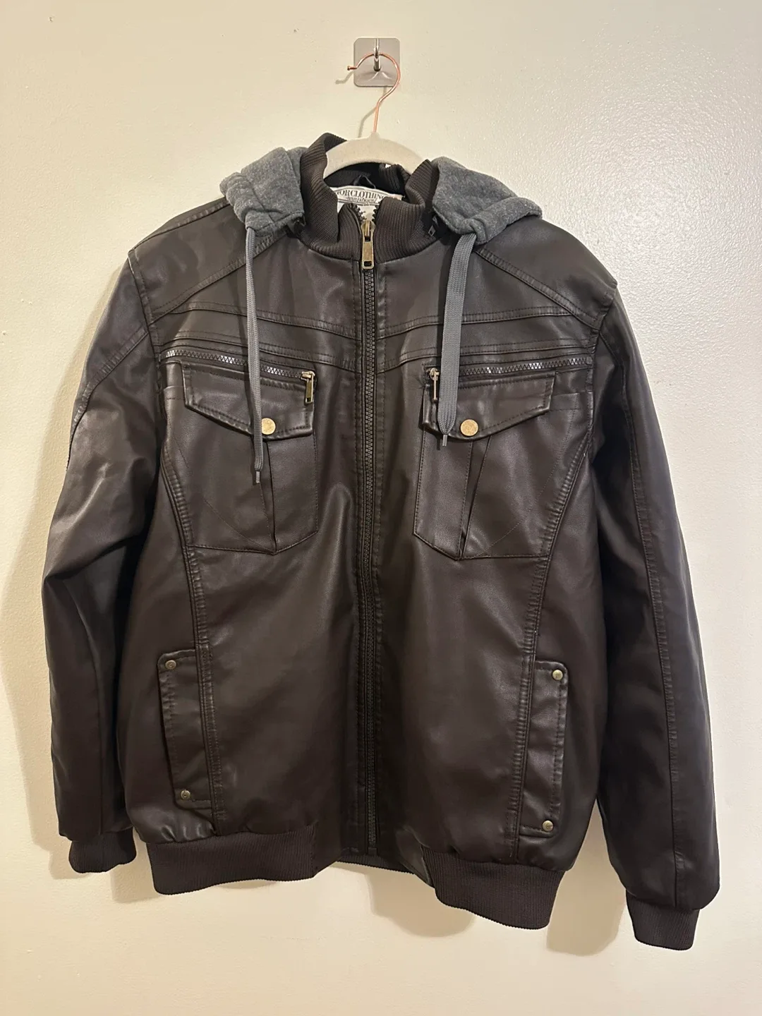 CHOR Clothing Co. Brown Leather Jacket - Size L
