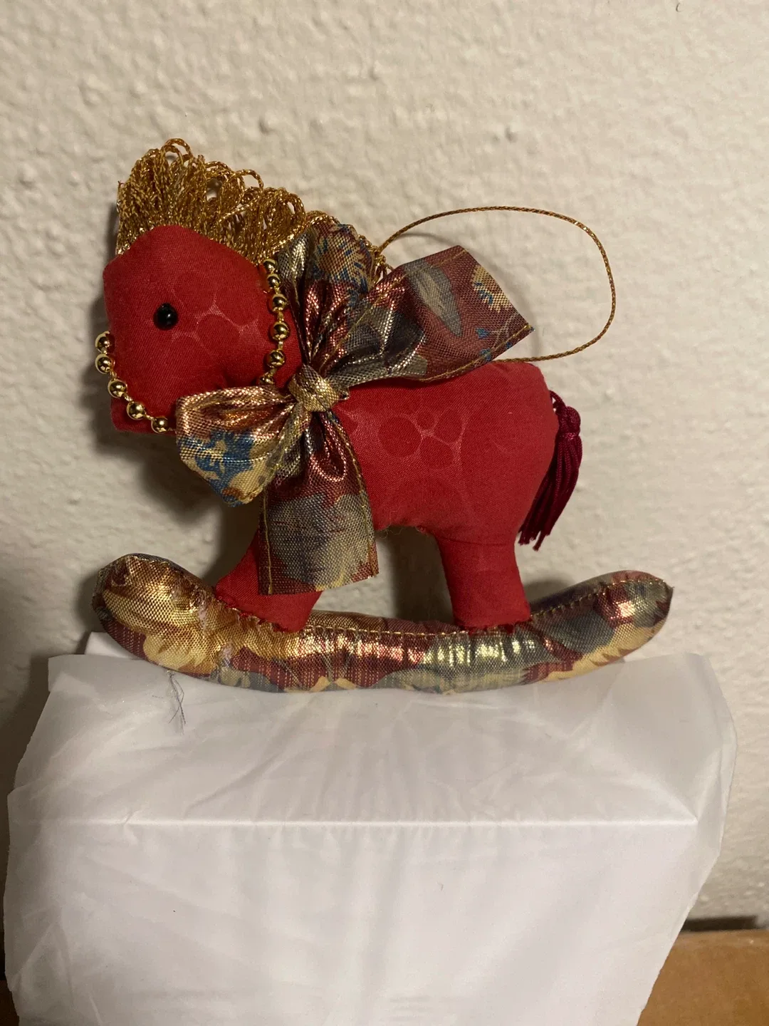 Red Rocking Horse Ornament