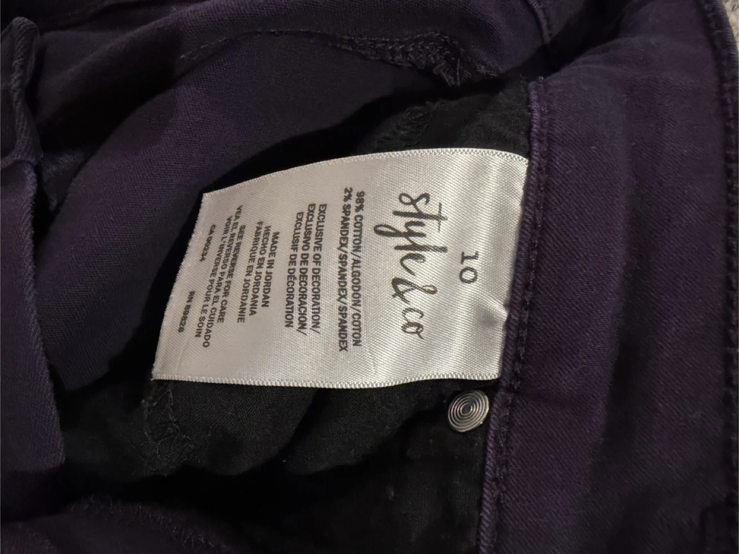 Style & Co Curvy Skinny Leg Pants - Size 10 - photo 3
