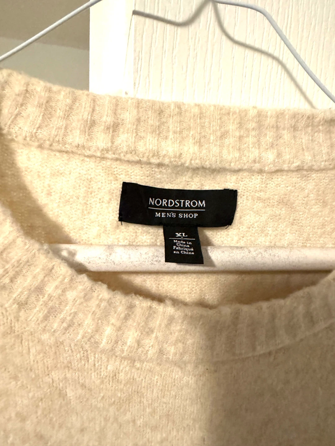 Nordstrom Men's Shop Cream Sweater - XL - photo 2