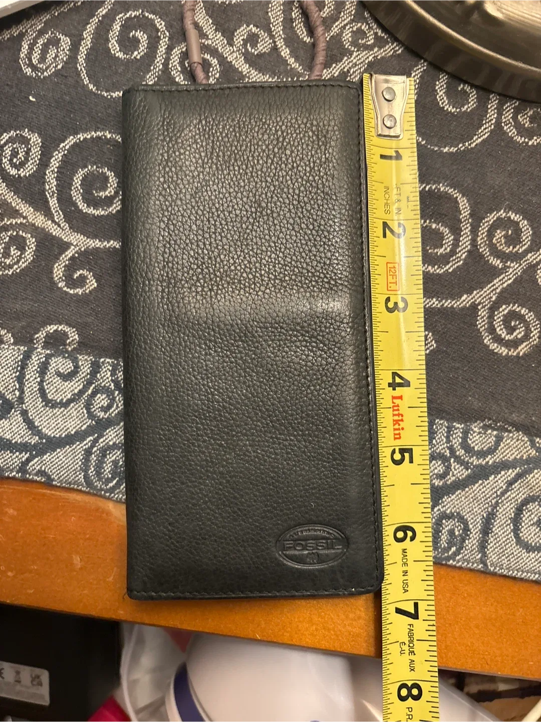 Fossil Black Leather Wallet image indicator(7)