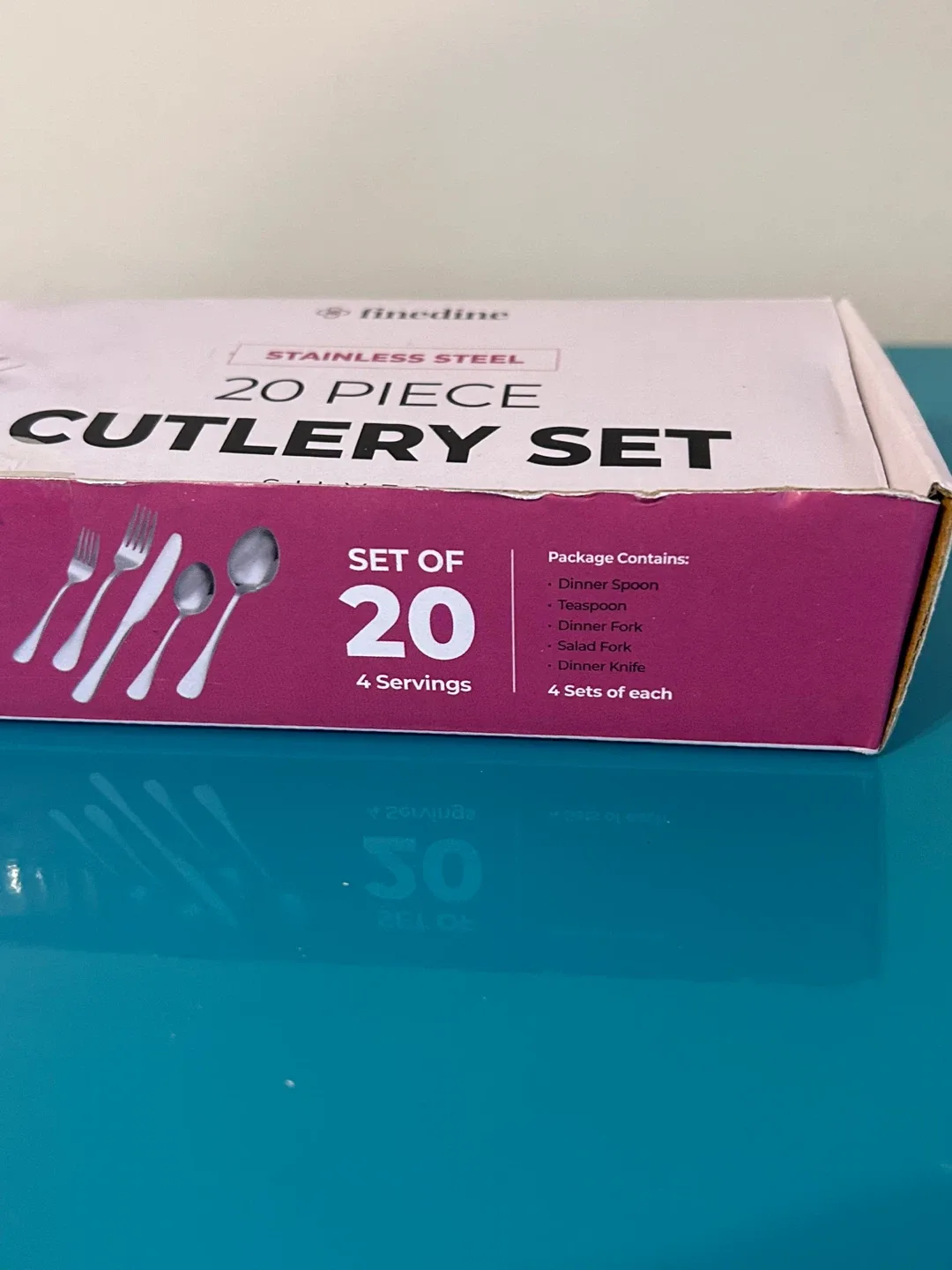 ✨ NEW 20-Piece Stainless Steel Cutlery Set image indicator(4)