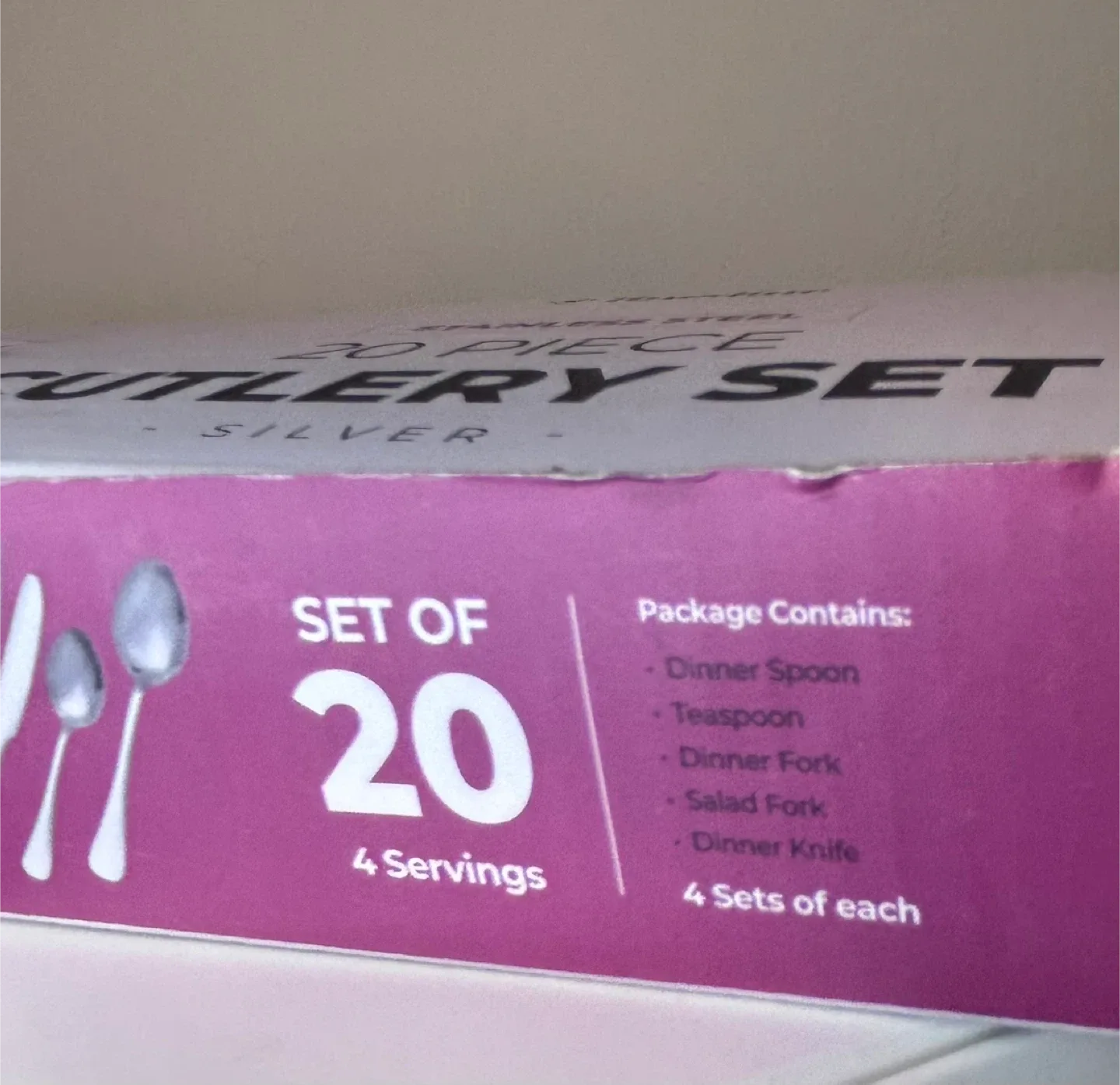 ✨ NEW 20-Piece Stainless Steel Cutlery Set image indicator(2)