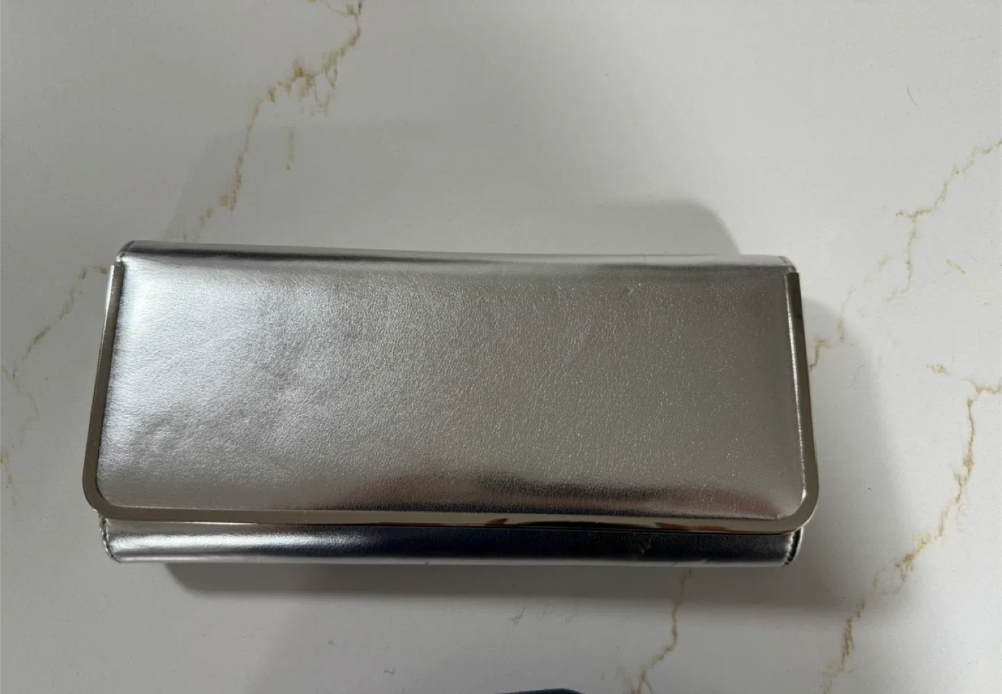 NWT Silver Aldo Clutch