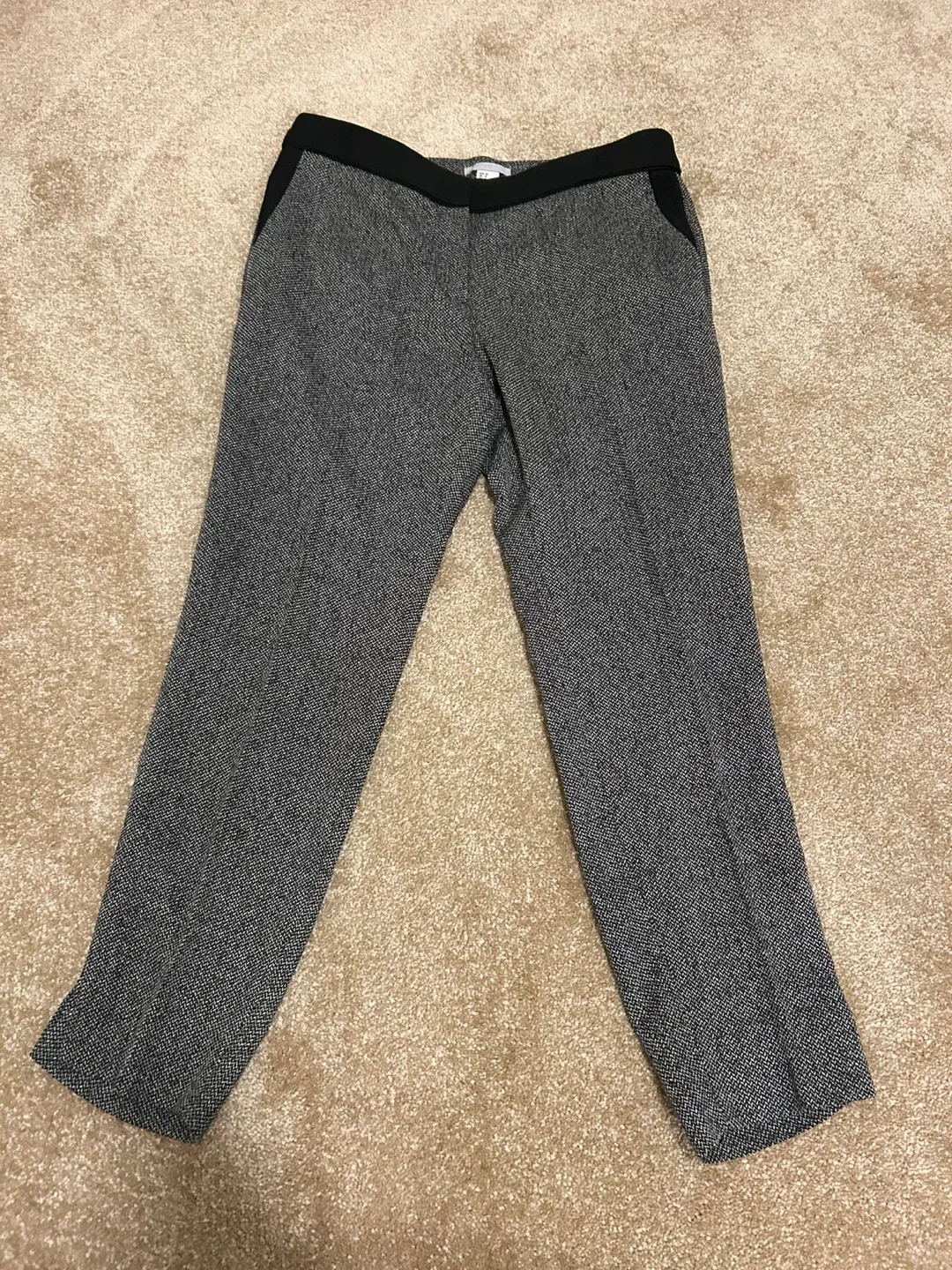Grey Herringbone Trousers (cash only)