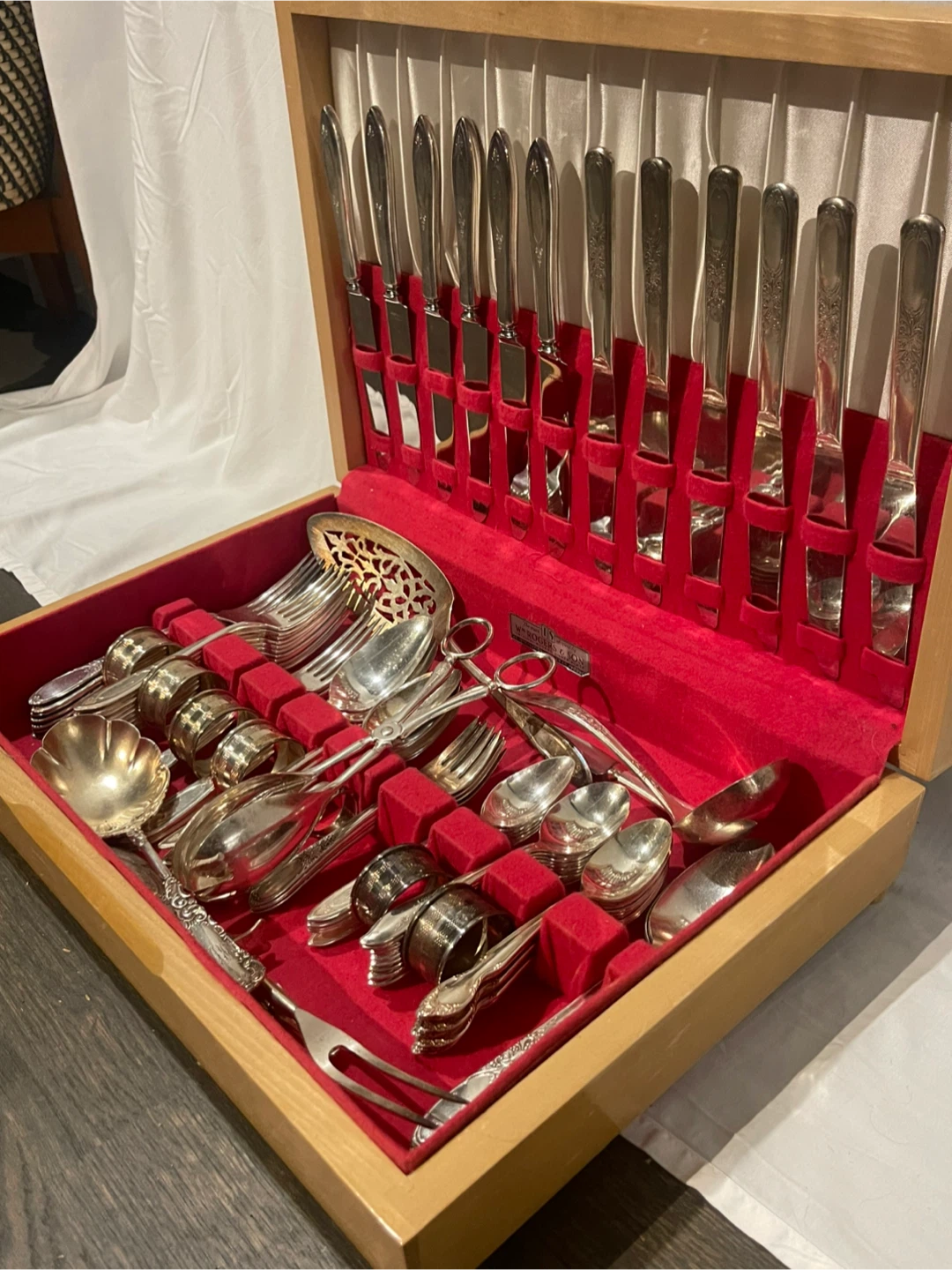 93-Piece Vintage Silverware Set (Mixed Patterns) - photo 2