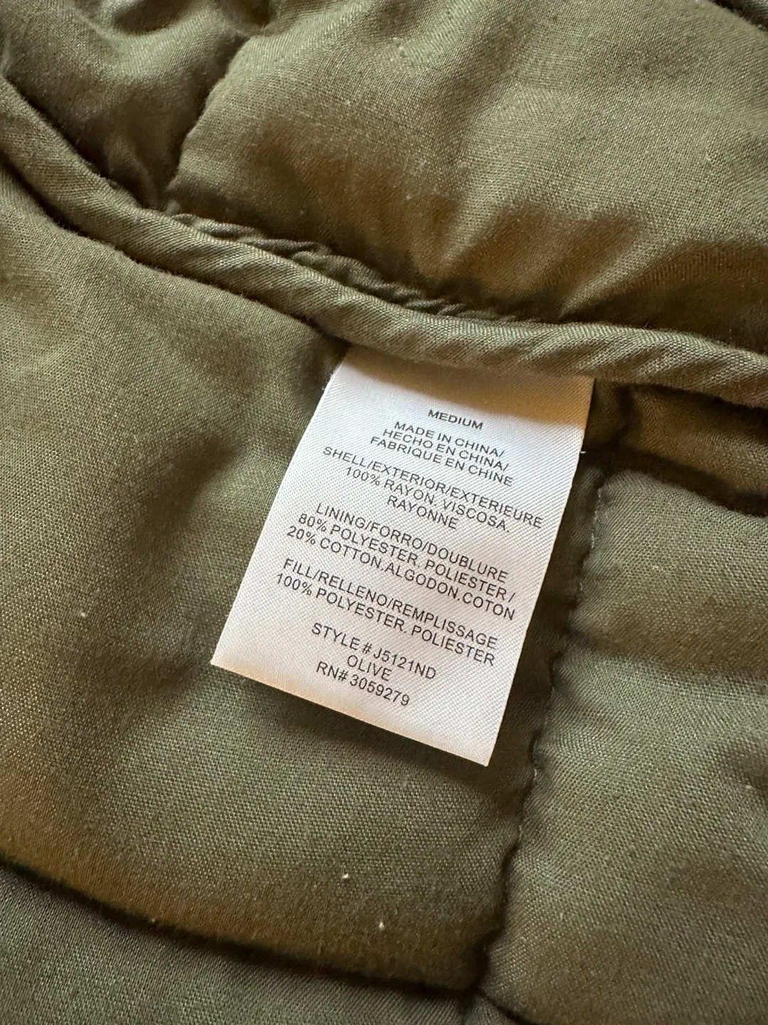 Women’s Quilted Jacket - Size M image indicator(6)