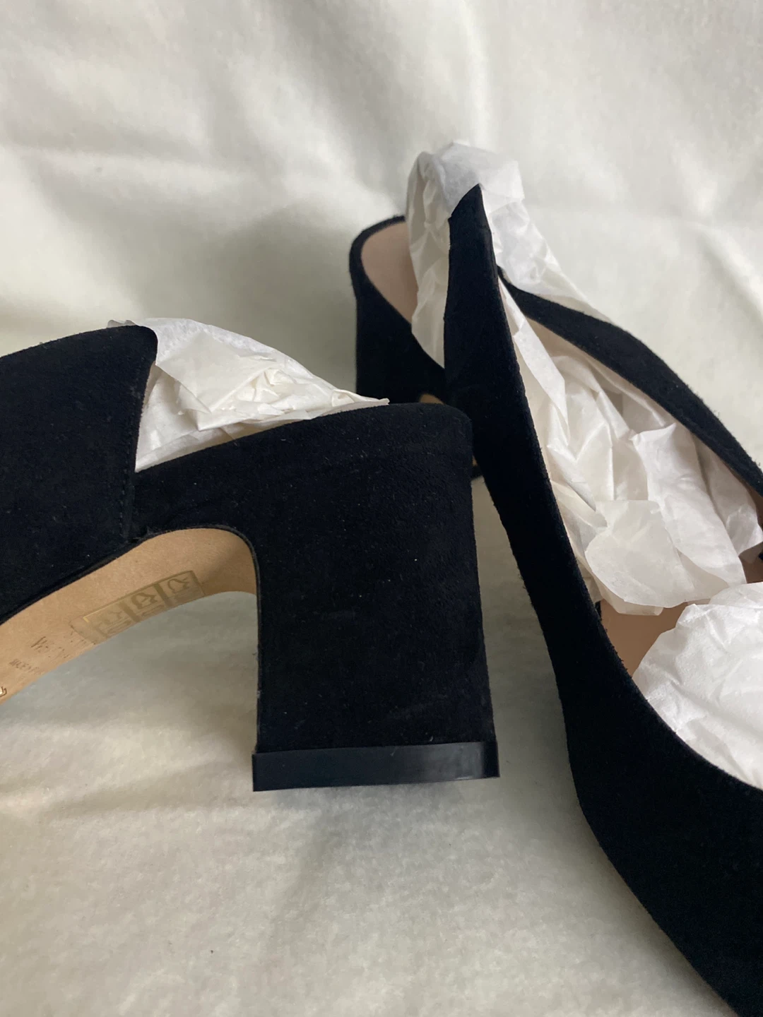 Stuart Weitzman Black Slingback Heels - Size 6 - photo 5