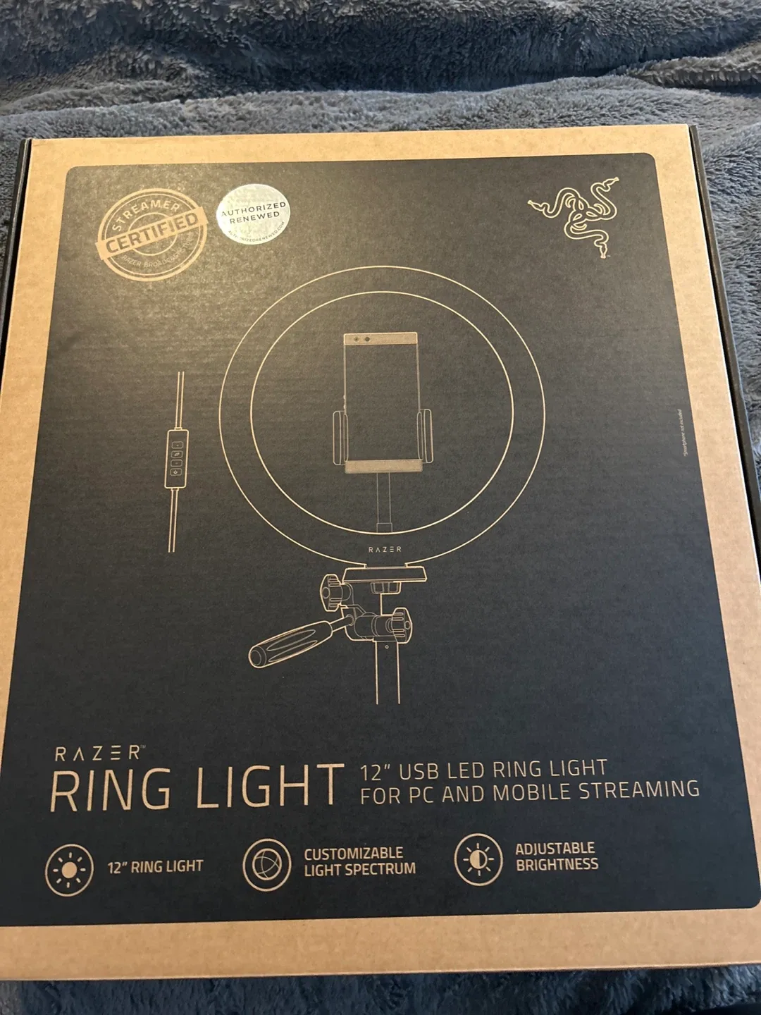 Razer Ring Light 12" USB LED - New in Box!