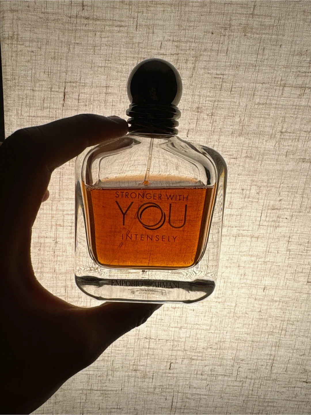 Armani stronger with you intensely
