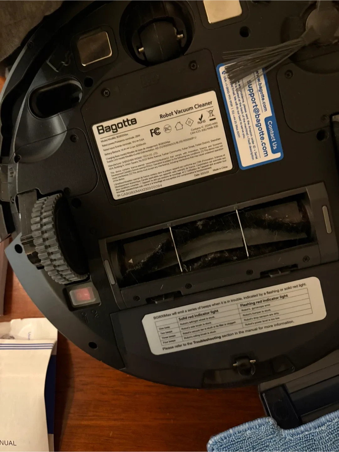 Bagotte BG800Max Robot Vacuum Cleaner image indicator(4)