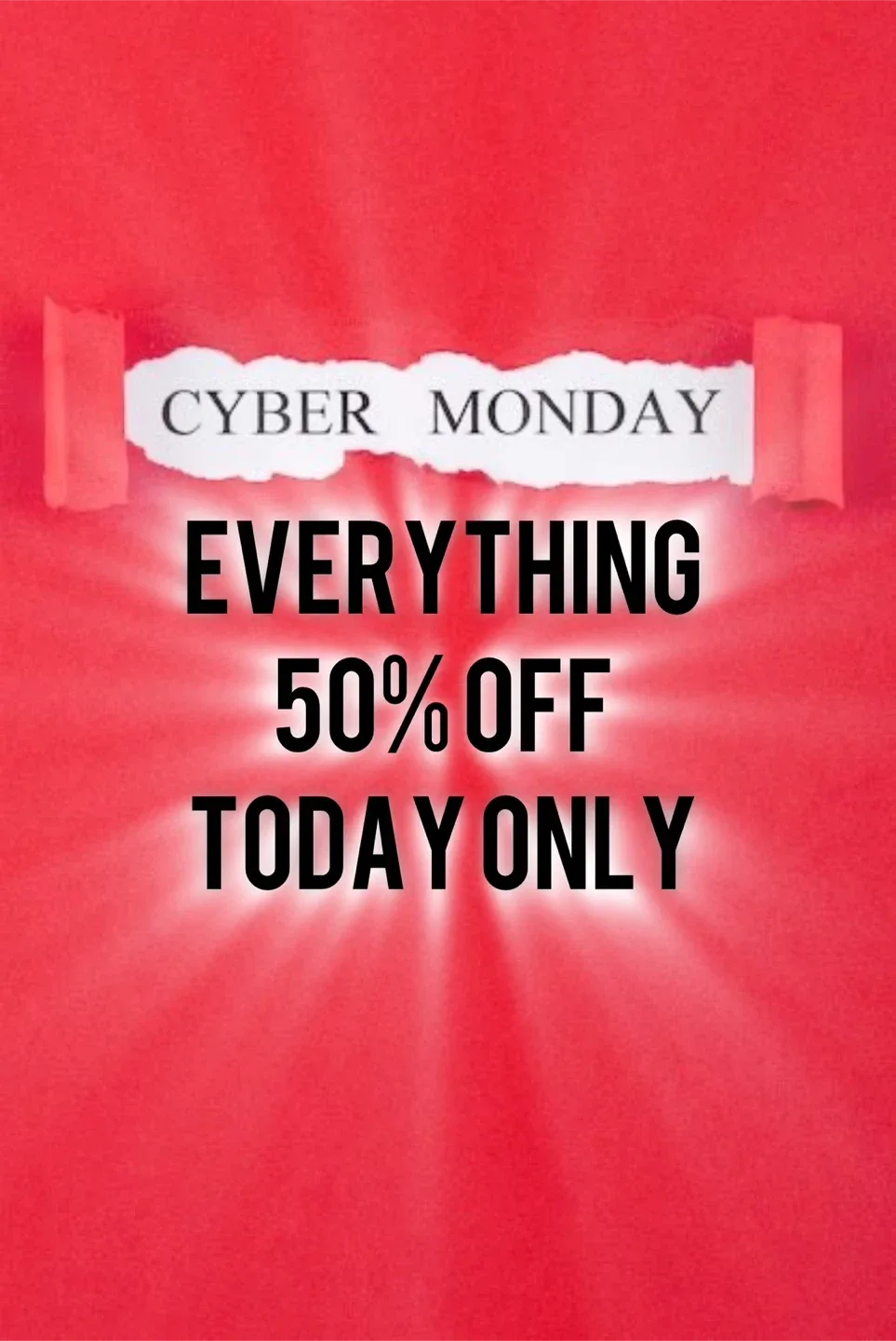 CYBER MONDAY 50% OFF ALL ITEMS POSTED