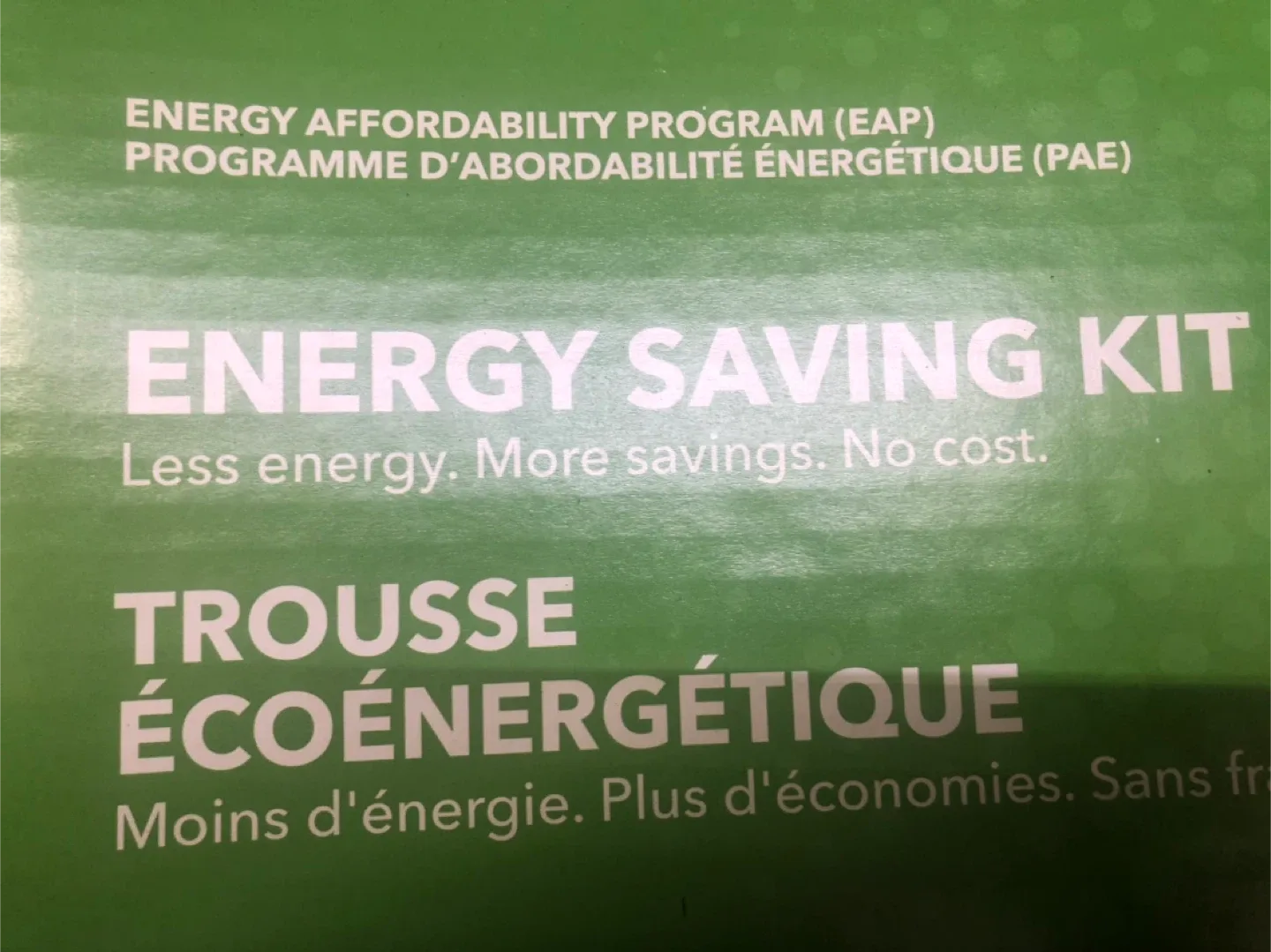 Energy Saving Kit - New