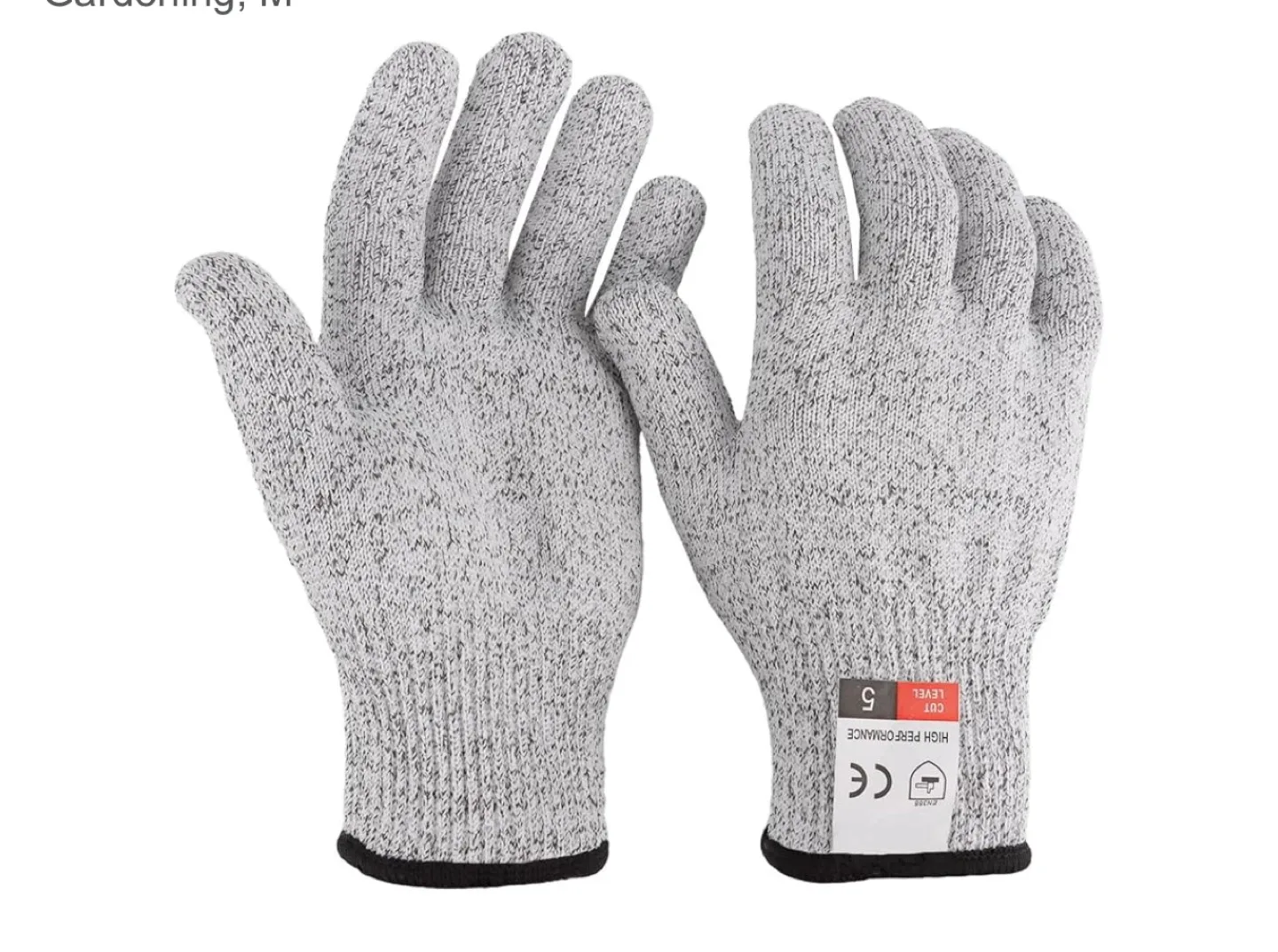 TOPTIE Cut Resistant Gloves - Size M