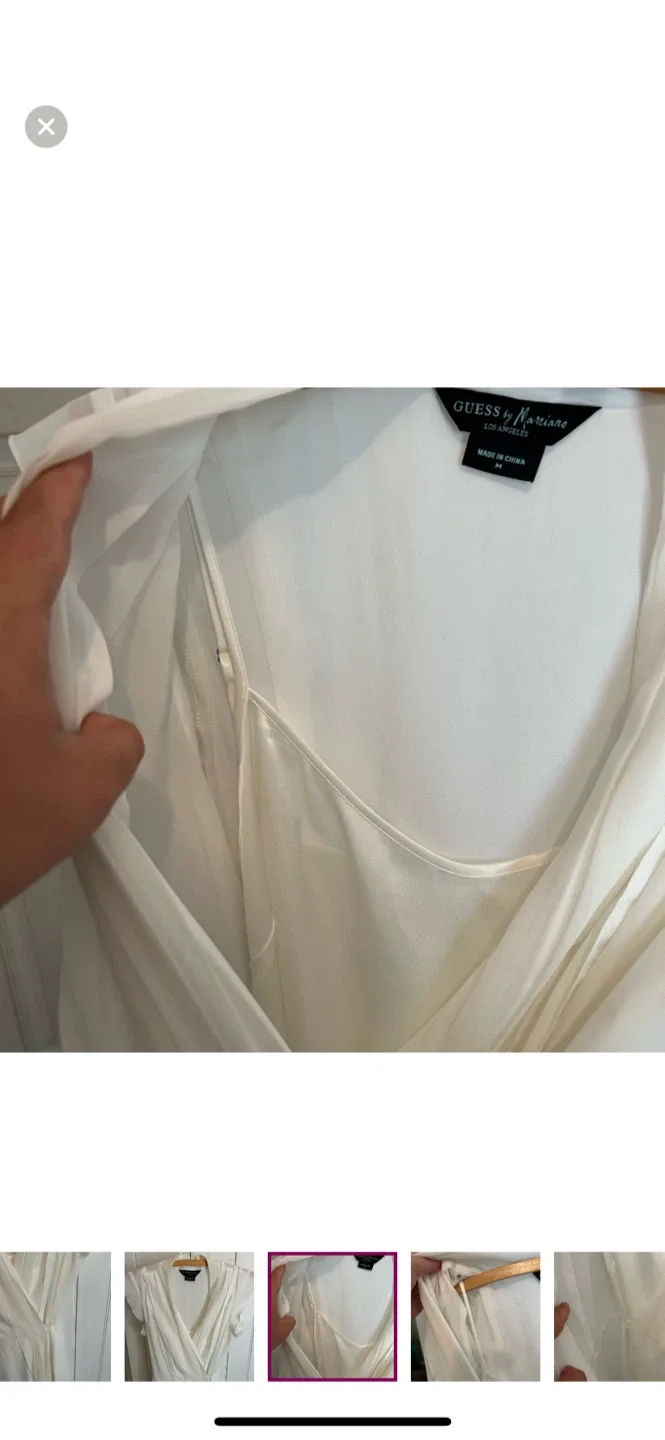 Guess by Marciano White Dress - Size M image indicator(4)