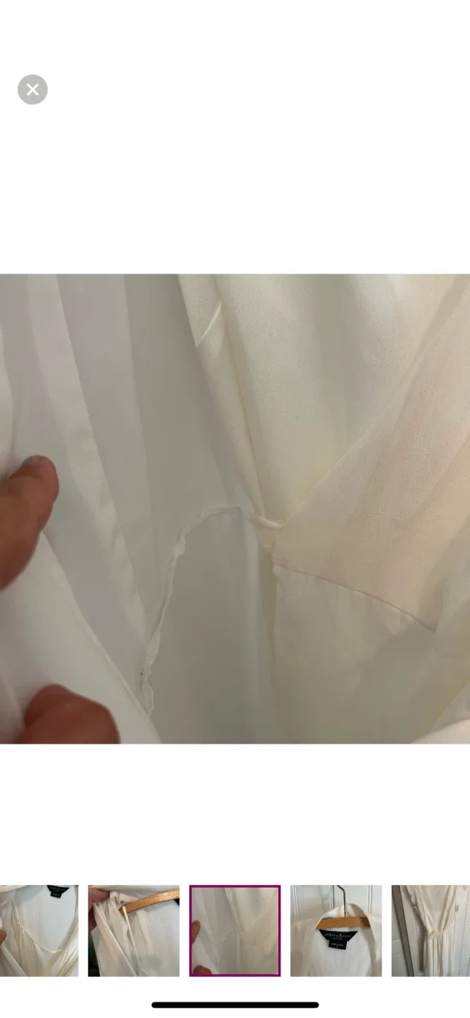 Guess by Marciano White Dress - Size M image indicator(6)