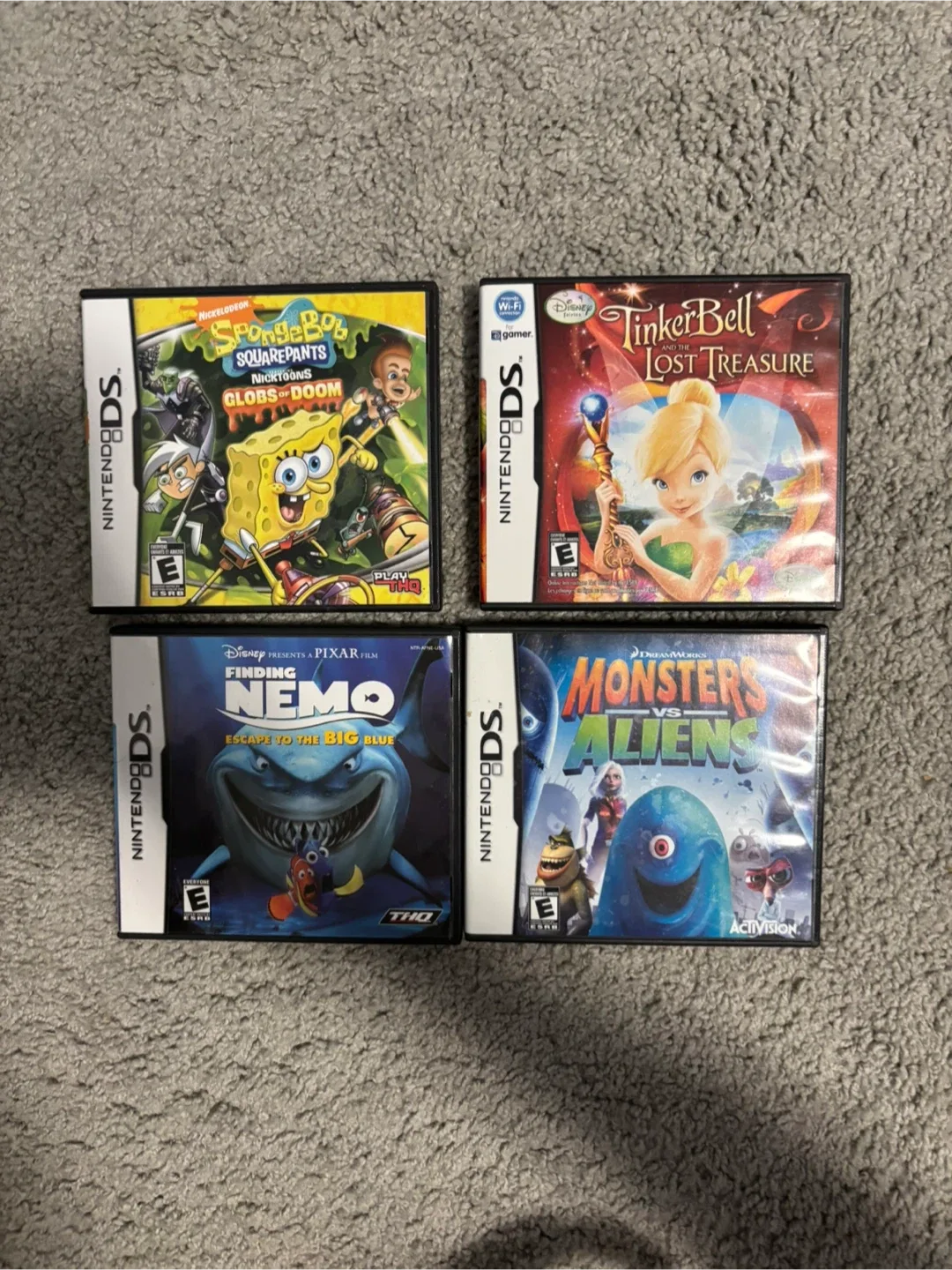 DS and ps4 games for sale
