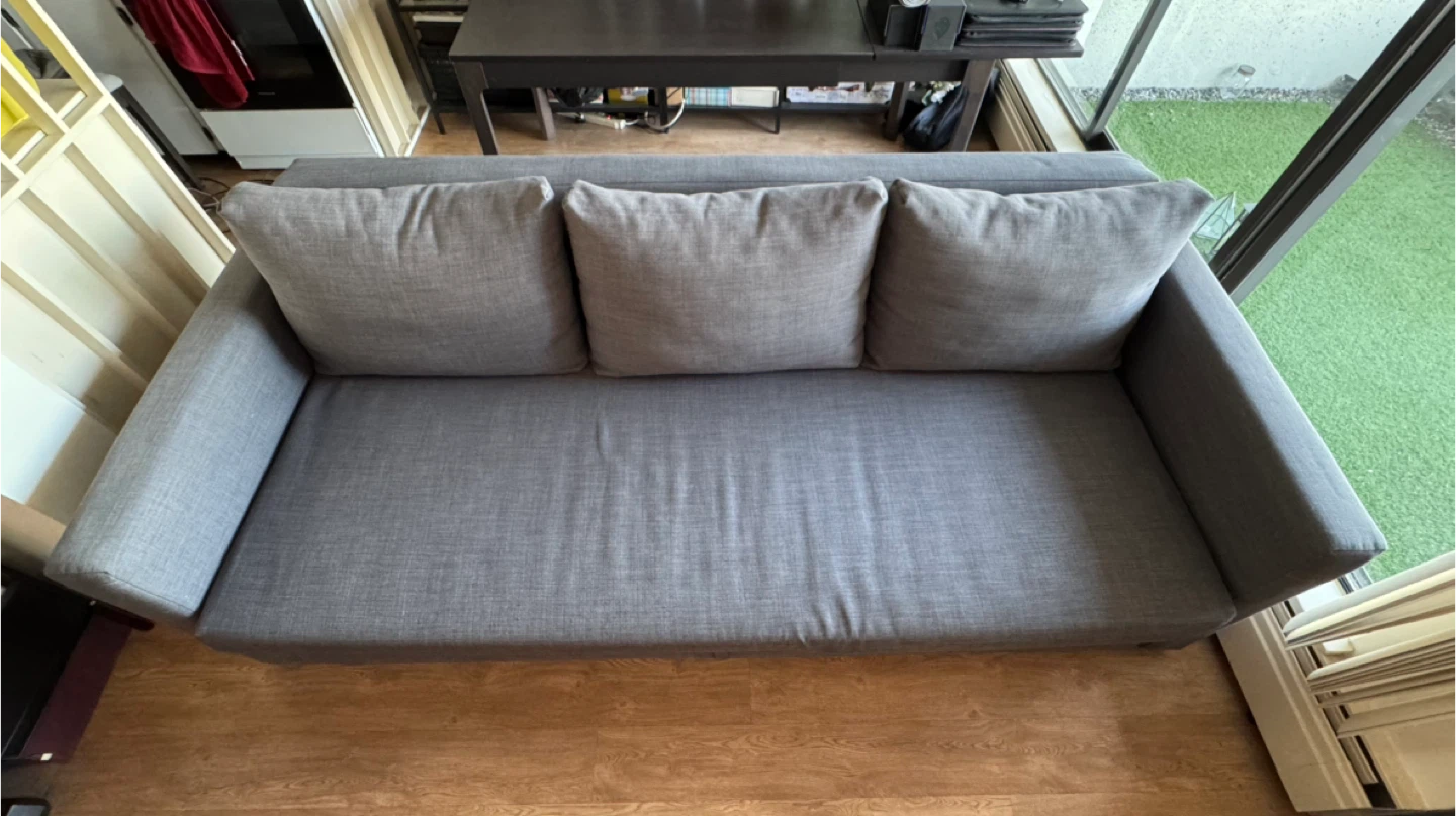 IKEA FRIHETEN Sofabed/Couch (Dark Gray) - photo 2
